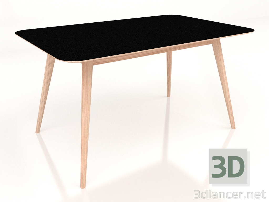 3d model Mesa de comedor Stafa 140 (Nero) - vista previa