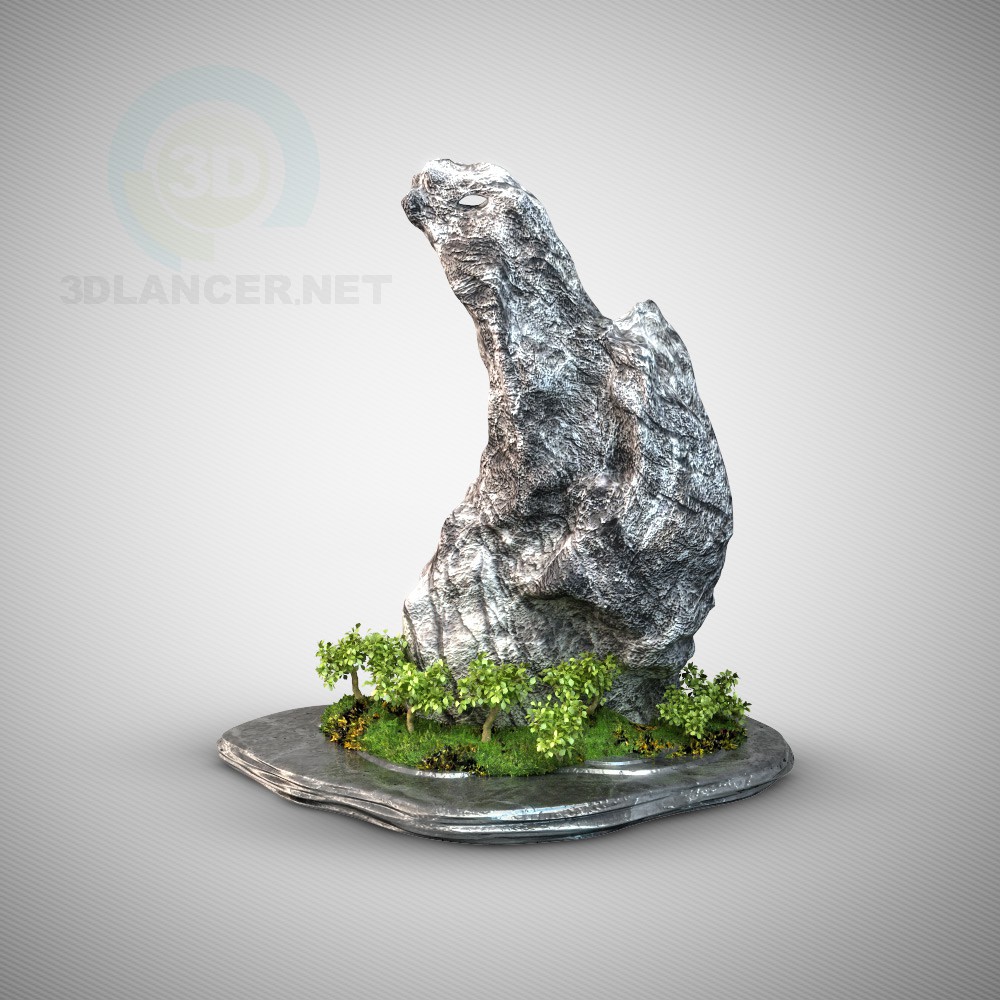 modello 3D Bonsai - anteprima