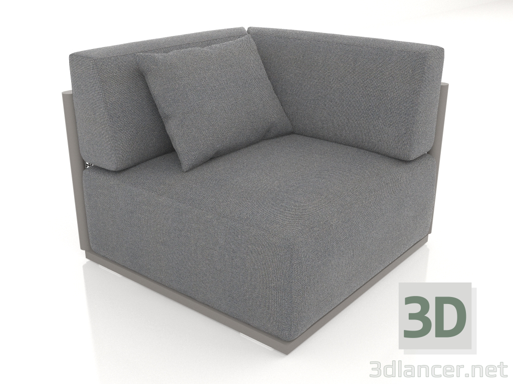 3d модель Диванний модуль секція 6 (Quartz grey) – превью