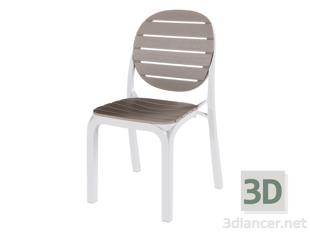 modèle 3D de Chaise en plastique Erica de la marque Nardi acheter - rendu