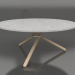 modèle 3D Table basse Bertha (Béton Clair, Chêne Clair) - preview