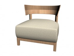 Chaise en bois massif Thomas