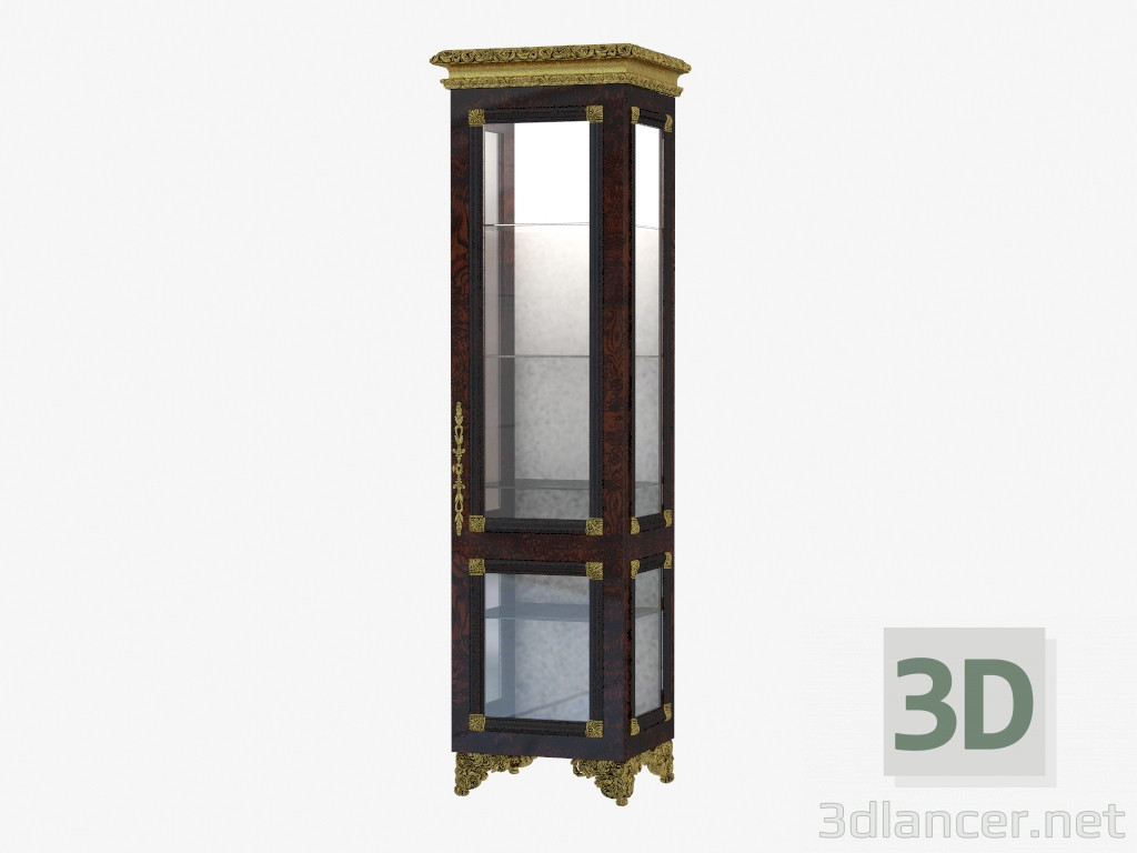 modèle 3D Vitrine en style classique 400 - preview