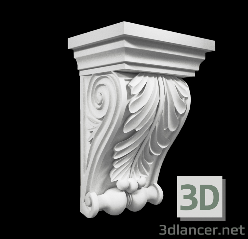 Modelo 3d consola decorativa (kranshteyn) - preview