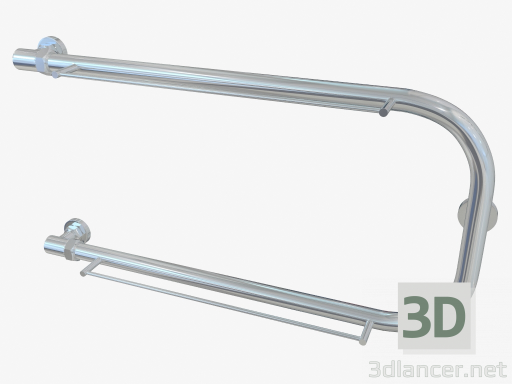 3d модель Радіатор П-подібний (320х650 +2 полиці) – превью