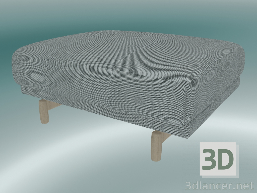 3d model Pouf Rest (Steelcut Trio 133) - preview