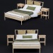 Cama IKEA BJÖRKSNÄS 3D modelo Compro - render