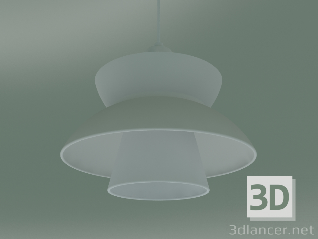 modello 3D Lampada a sospensione DOO-WOP (60W E27, WHT) - anteprima