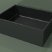 3d model Lavabo sobre encimera (01UN21101, Deep Nocturne C38, L 48, P 36, H 16 cm) - vista previa