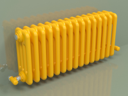 Radiateur TESI 4 (H 300 15EL, jaune melon - RAL 1028)