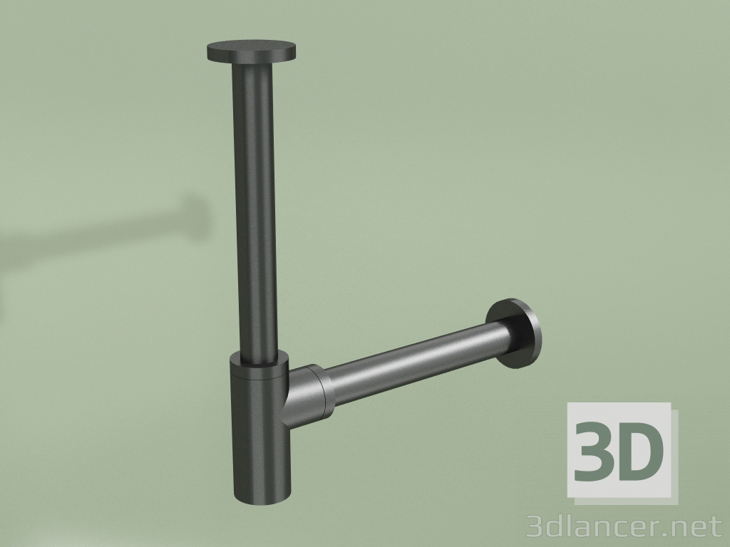 3d model Sifón para lavabo de acero inoxidable (SI006, ON) - vista previa