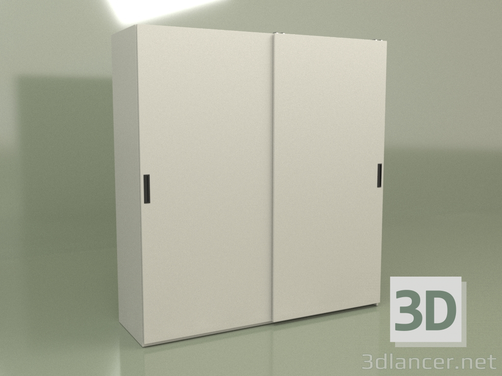 Modelo 3d Roupeiro 2 portas Mn 120 (Cinzas) - preview