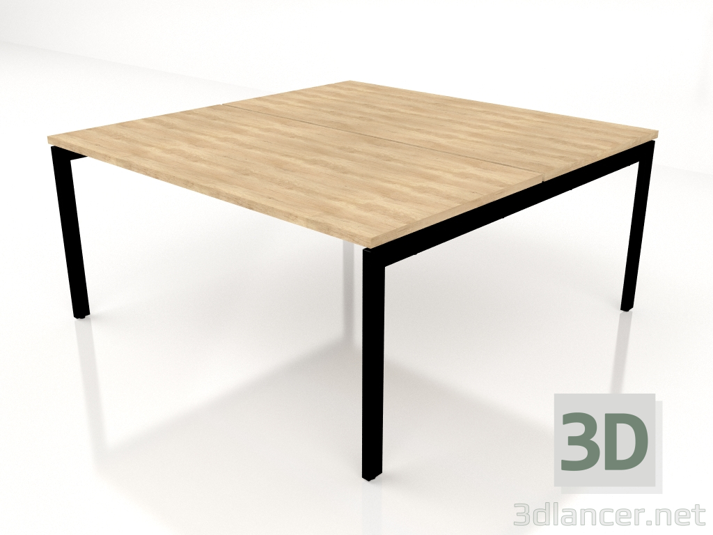 3d модель Стол рабочий Ogi U Bench Slide BOU34 (1600x1610) – превью