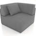 3d model Sofa module section 6 (Anthracite) - preview