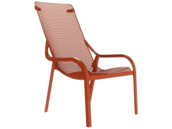 Sillón de plástico Net Lounge marca Nardi