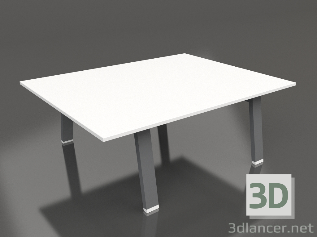 3d model Coffee table 90 (Anthracite, Phenolic) - preview