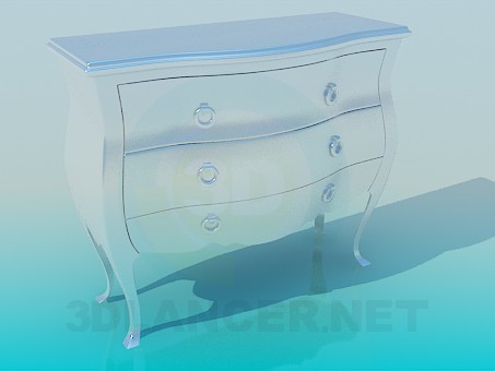 modèle 3D Commode - preview