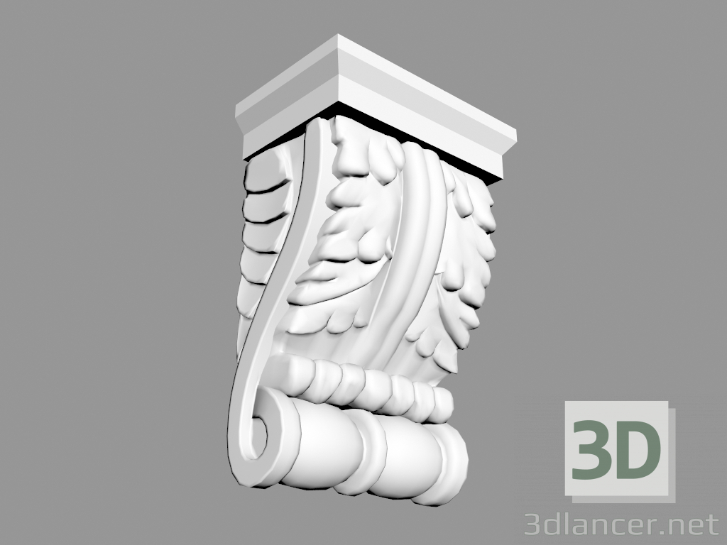 modello 3D Staffa (KR14) - anteprima