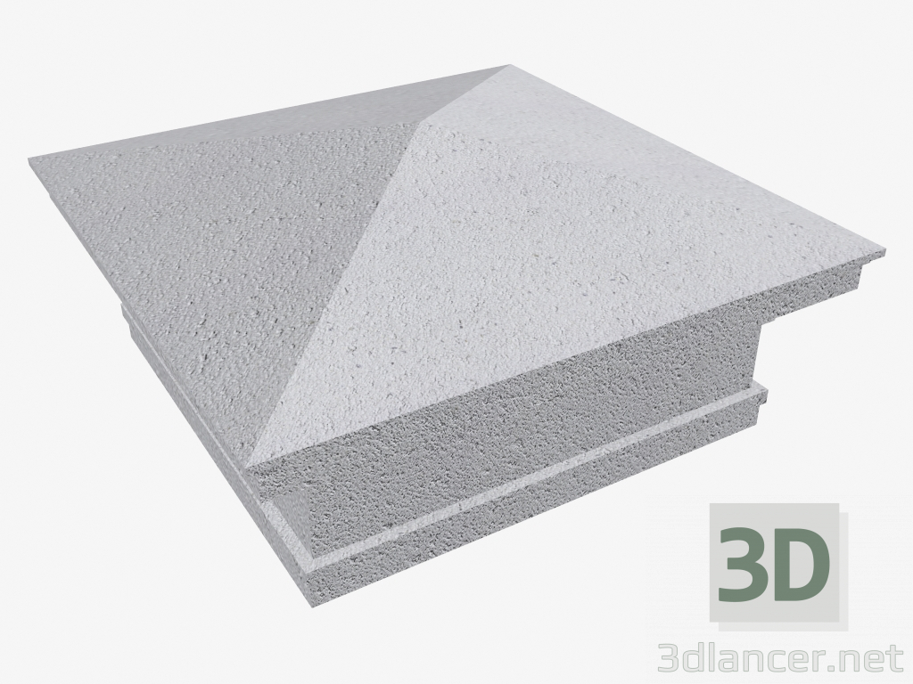 modello 3D Copertura sul pilastro (LK62SB) - anteprima