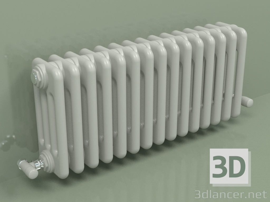 modèle 3D Radiateur TESI 4 (H 300 15EL, gris Manhattan) - preview