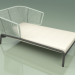 3D Modell Chaiselongue 004 (Cord 7mm Mint) - Vorschau