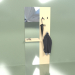 3d model Hanger with mirror and shelf (10412) - preview