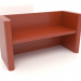 3d model Bench VK 07 (1400x524x750, terracotta) - preview