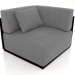 3d model Sofa module section 6 (Black) - preview