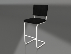 Tabouret de bar Ridge Rib (Noir)