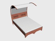 Cama litera de 2 140h 220 + canopy