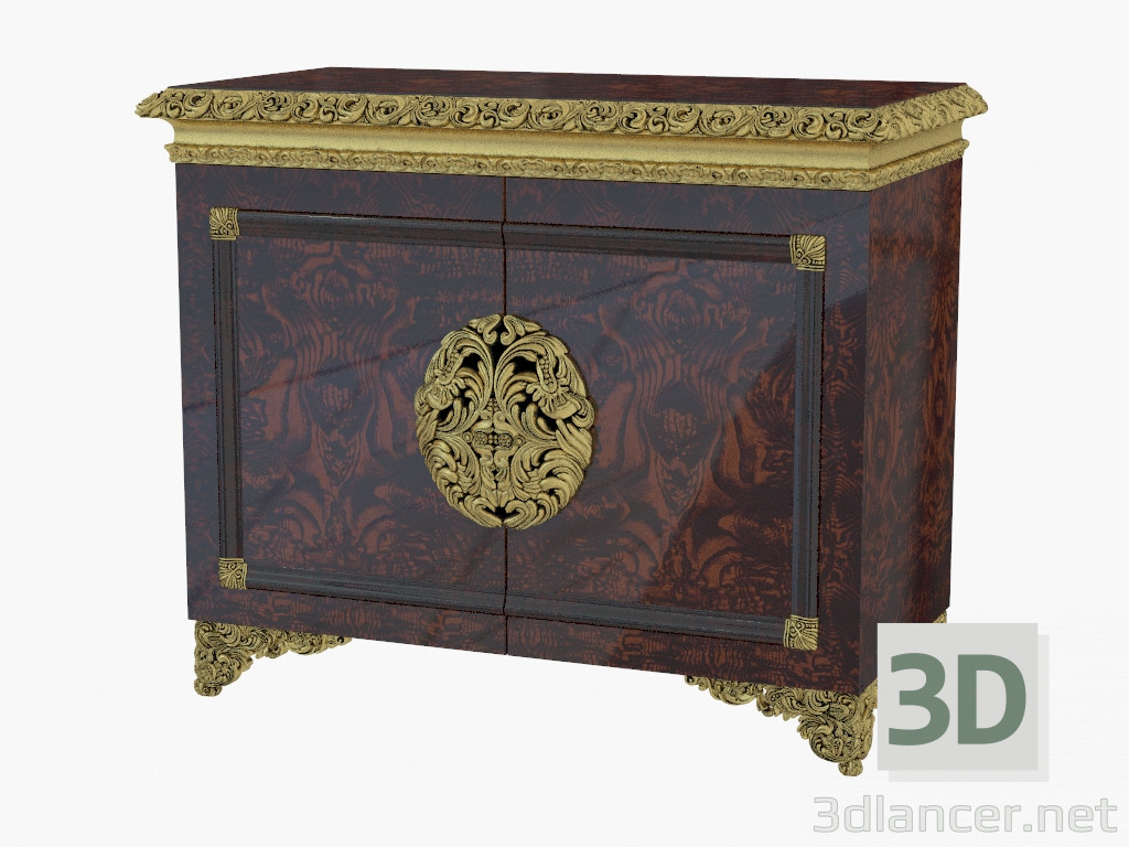 modèle 3D Commode en style classique 402 - preview