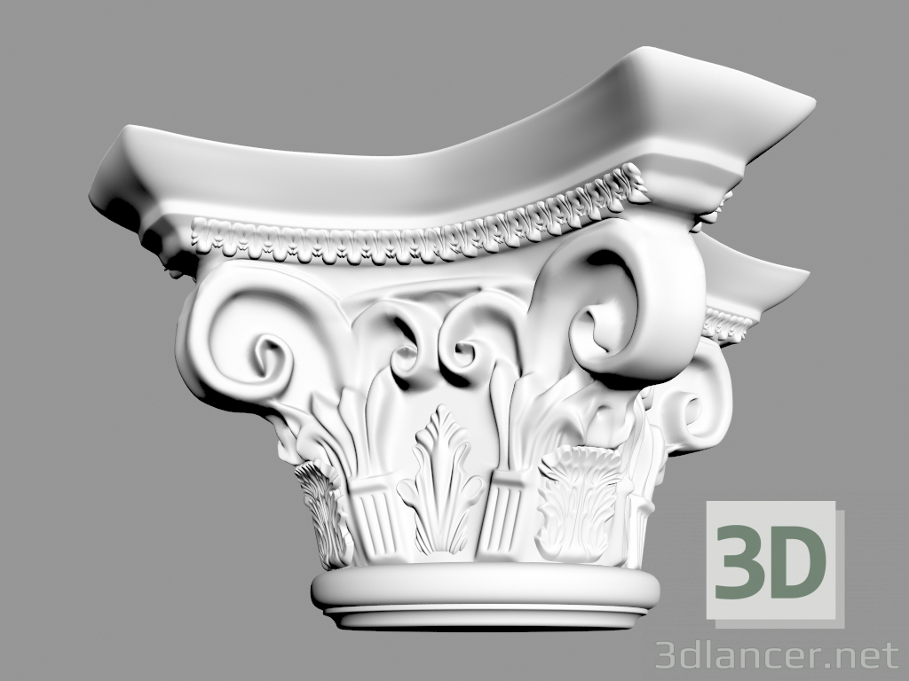 3d model Capital (KPF2) - vista previa