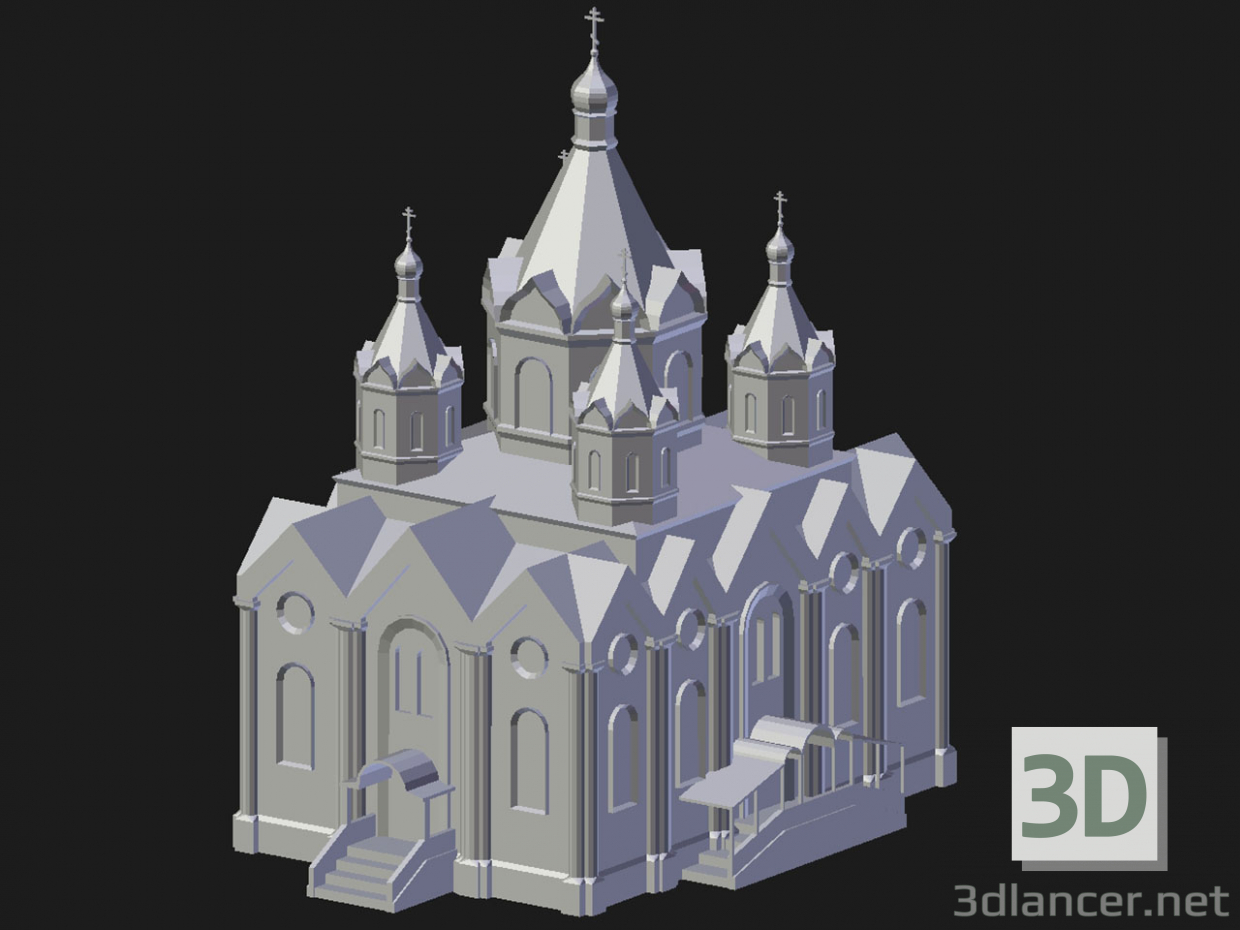 modèle 3D Arzamas. Église de noël - preview