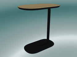 Table d'appoint Relate (chêne, noir)