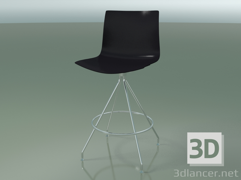 3d model Taburete de bar 0488 (polipropileno PO00109) - vista previa