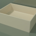 3d model Lavabo sobre encimera (01UN21101, Bone C39, L 48, P 36, H 16 cm) - vista previa