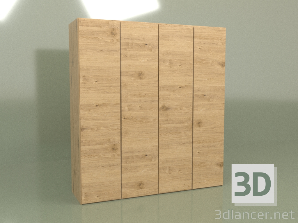 3d model Wardrobe 4 doors Mn 140 (Loft) - preview