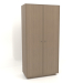 3d model Armario W 04 (1005x501x2066, gris madera) - vista previa