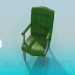 3d model Leather chair - preview