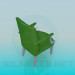 3d model Leather chair - preview