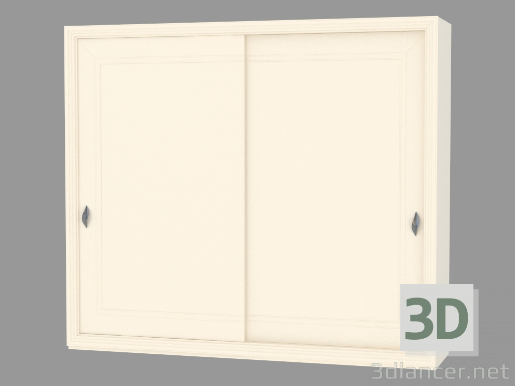 3d model Armario de 2 puertas (no mostrado) - vista previa