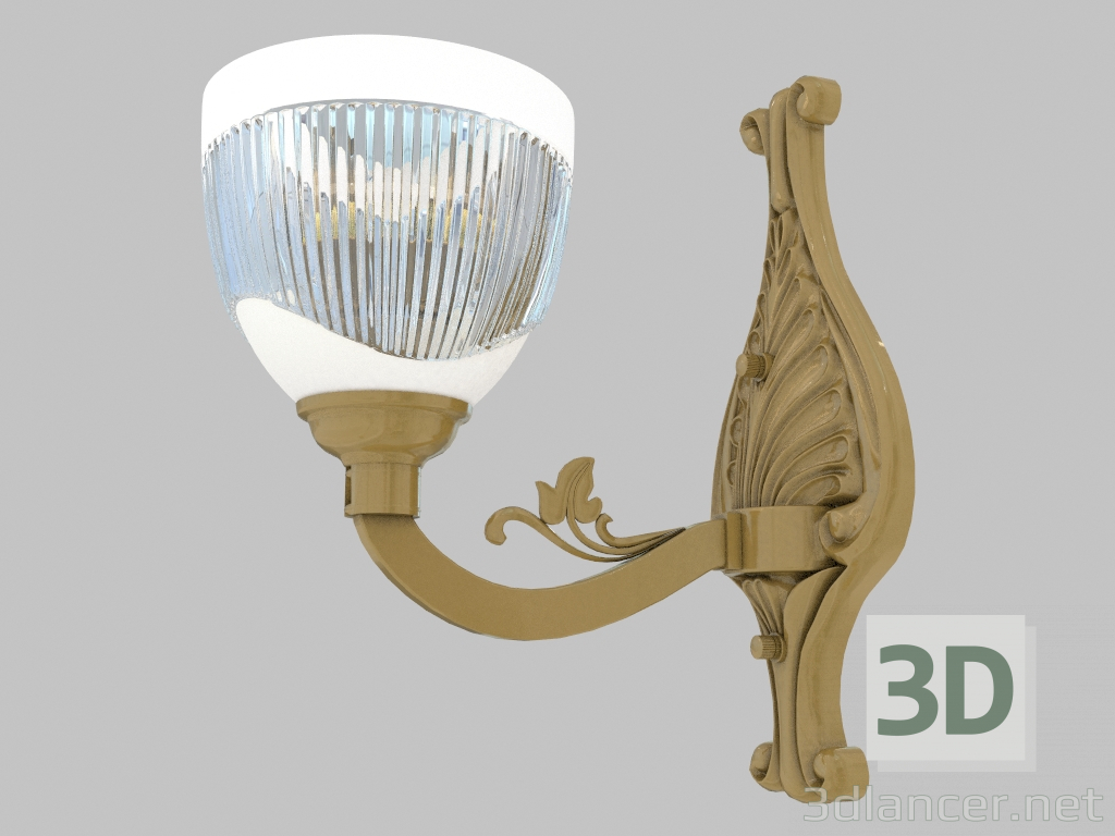 3D Modell Wandleuchter Piemont (3998 1W) - Vorschau