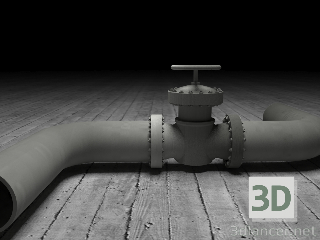 Modelo 3d tuberia - preview