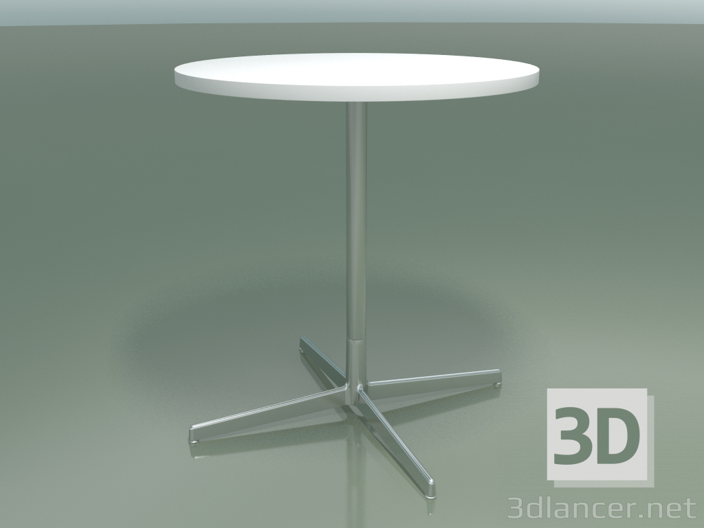 Modelo 3d Mesa redonda 5513, 5533 (H 74 - Ø 69 cm, branco, LU1) - preview