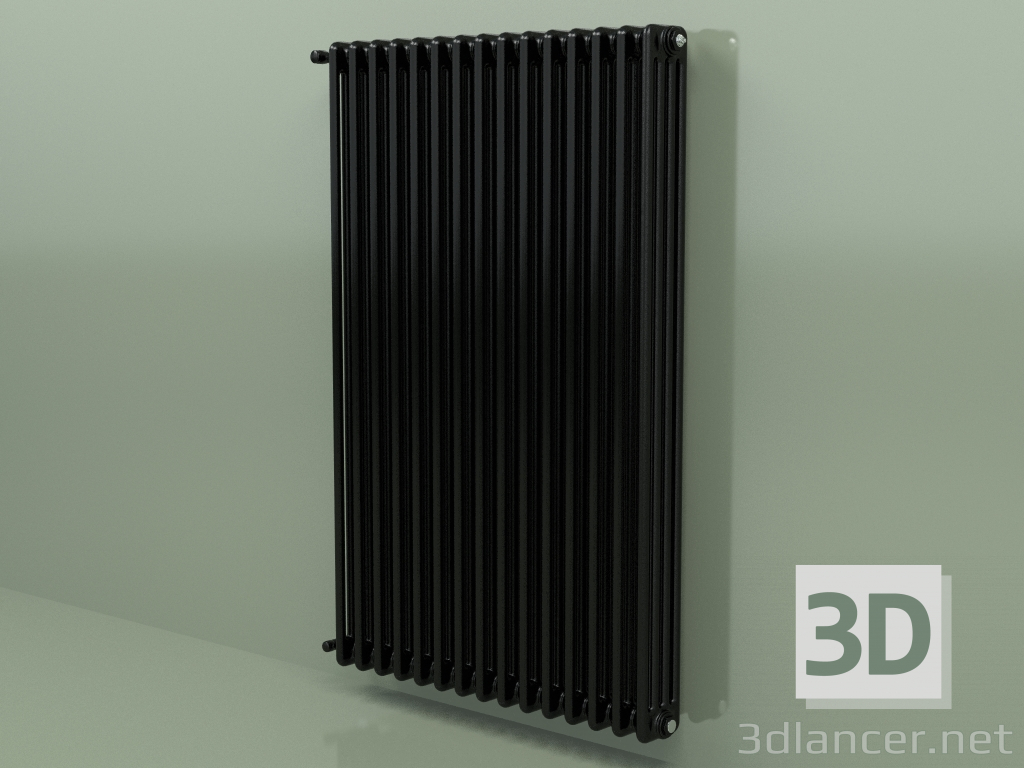 3d model Radiador TESI CLEAN (H 1502 15EL, Negro - RAL 9005) - vista previa