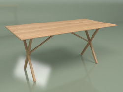 Mesa de comedor Cross 166x86 (marrón claro)