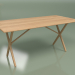 Modelo 3d Mesa de jantar Cruz 166x86 (castanho claro) - preview