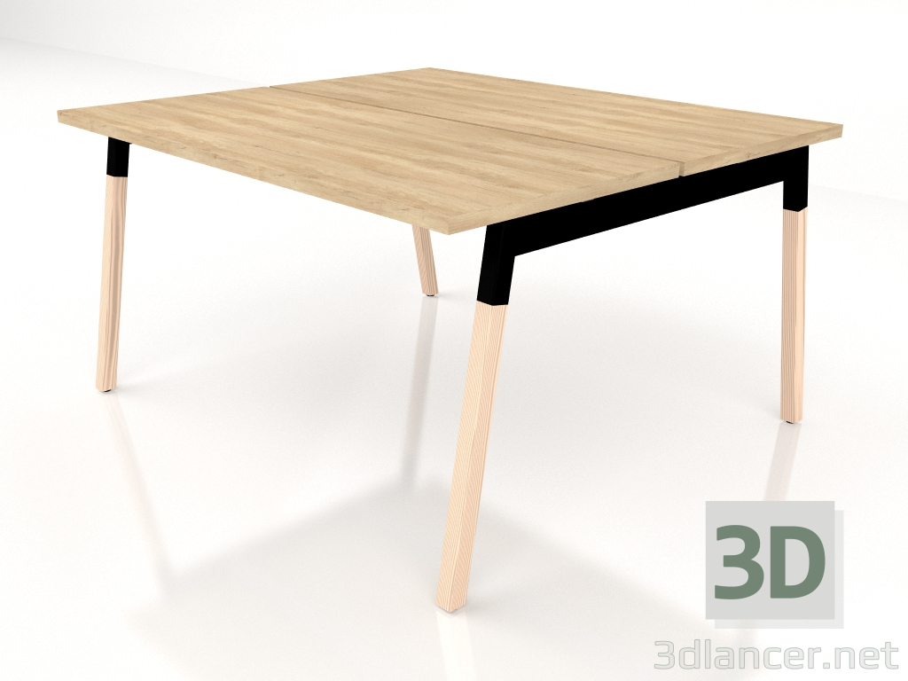 3d model Mesa de trabajo Ogi W Banco BOW54 (1400x1210) - vista previa