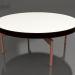 modèle 3D Table basse ronde Ø90x36 (Noir, DEKTON Zenith) - preview