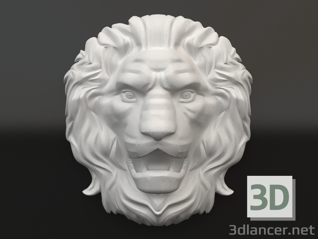 modello 3D Elemento decorativo gesso DE 046 (400x400x50) - anteprima